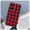 Buffalo Plaid Pattern For Realme C61 C63 C71 C55 C67 C51 C75 C65 C53 C35 11 12 13 14 Pro Plus GT6 GT7 15 Pro Case