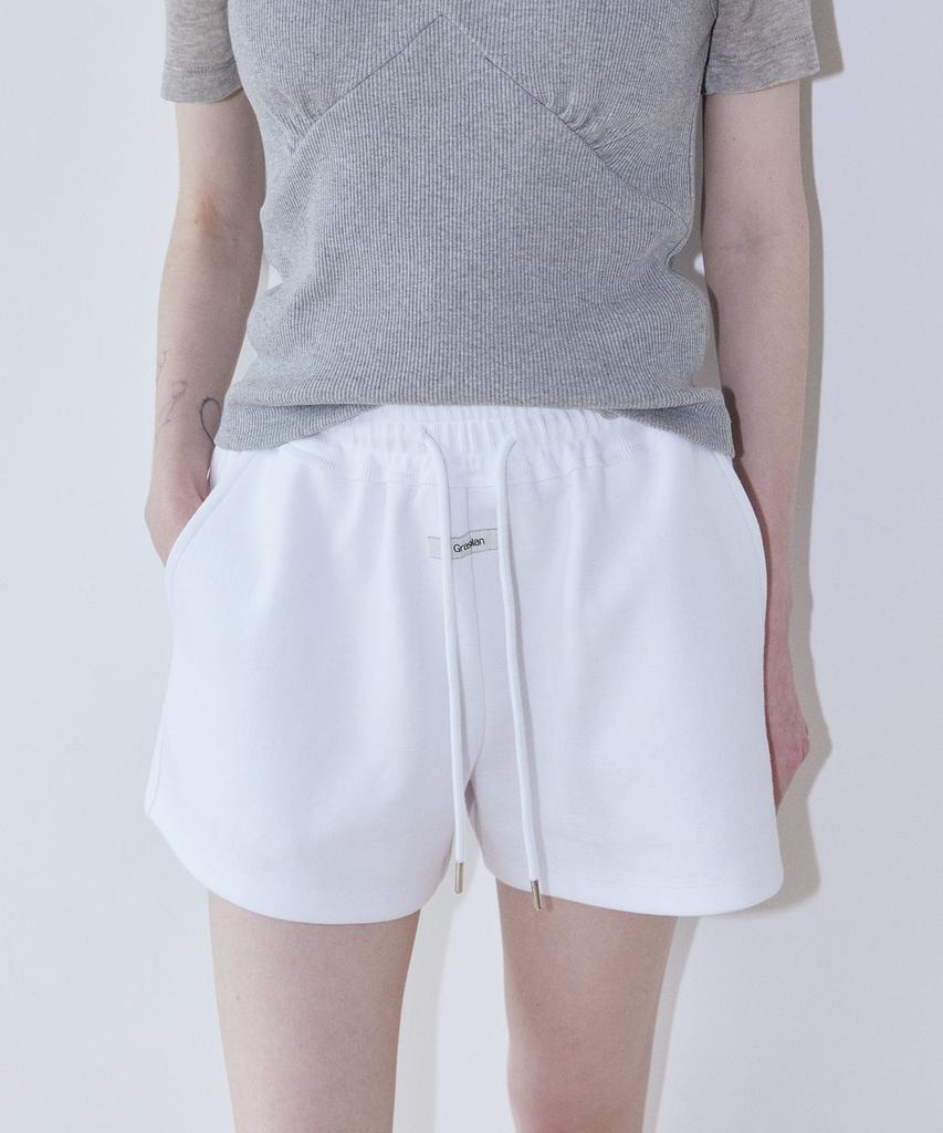 GRASPLAN Banding Sweat Short_White