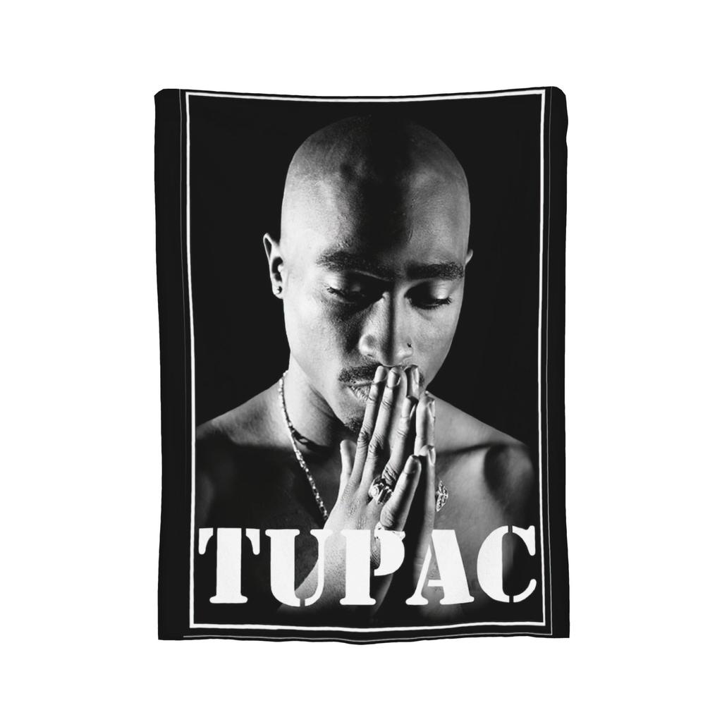 Poetic Justice Flannel Blankets Tupac 2pac Hip Hop Singer Fashion Throw Blanket for Home Rug Piece,