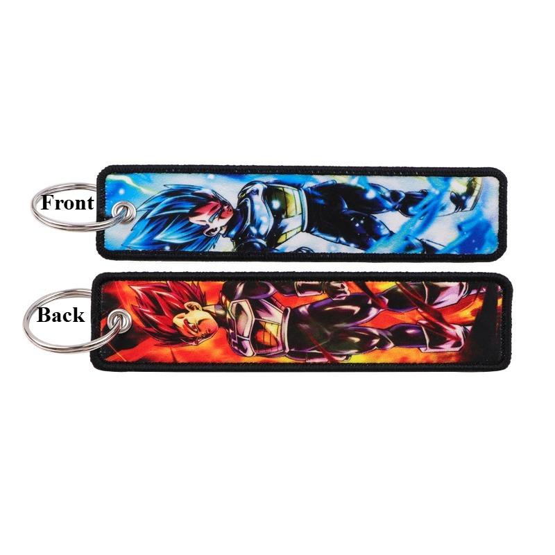 Anime Embroidery Keychain Hanging Rope Wukong Beijita Cartoon Pendant Weaving Fabric Pendant Toy Student Gift