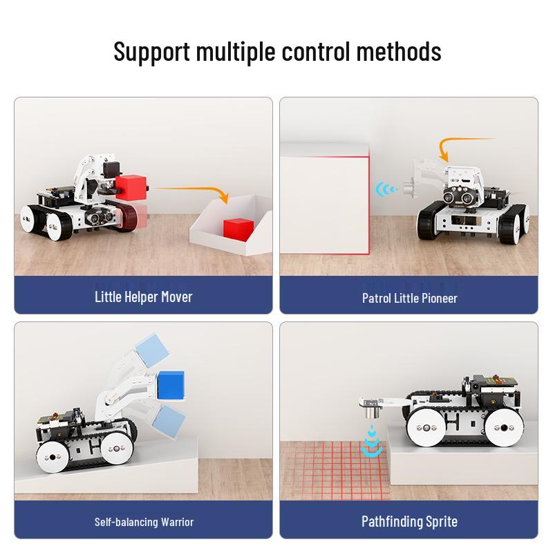 Программируемый Qtruck для Microbit: Образовательный робот-машина, следующий по линии