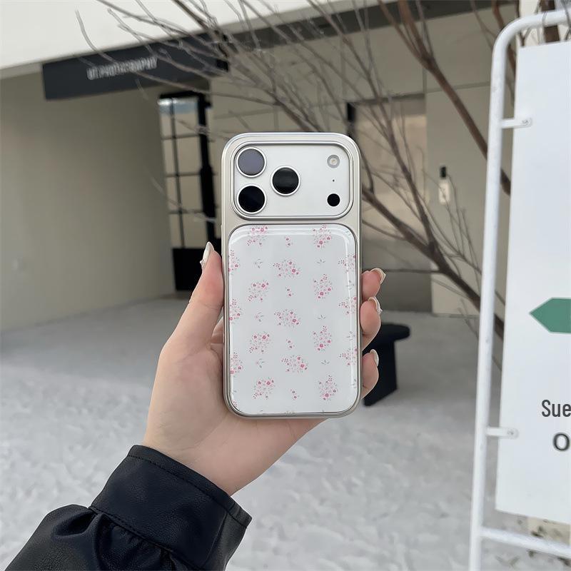 Электролитический Цветочный Бант Противоударный Чехол для iPhone 14/13 Pro Max