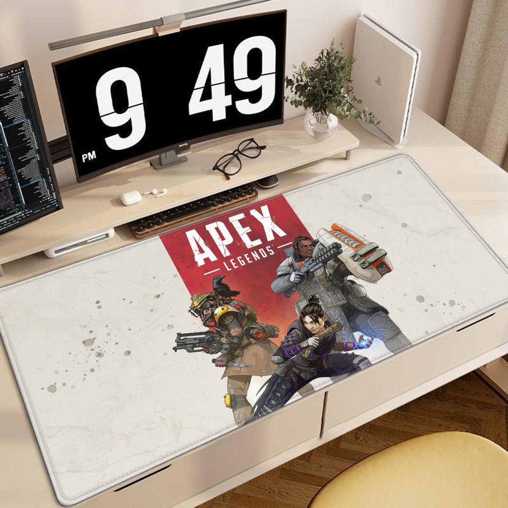 XXL Игровой коврик для мыши Apex Legends Арт Большой с оверлоком Резиновая основа Скоростной для ПК Компьютерных игр Аниме Коврик для мыши Настольный коврик для клавиатуры Mausepad