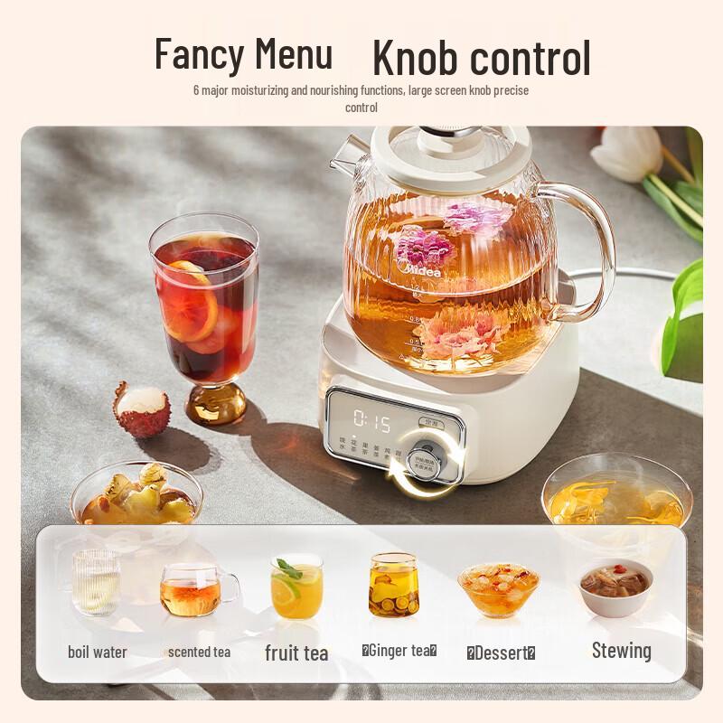 Midea 1.2L All-Glass Multi-Function Health Pot