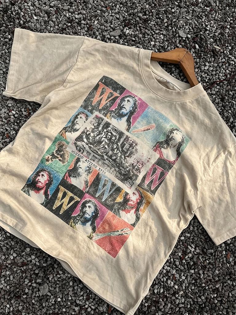 Summer 2026 New Arrivals Stylish Printed Tshirts Loose Fit Crew Neck Y2k Style Unisex Suitable For Any Occasion