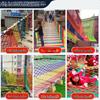 Colorful Children's Safety Net for Balcony & Stairs - Nylon Fall Protection & Decorative Fence