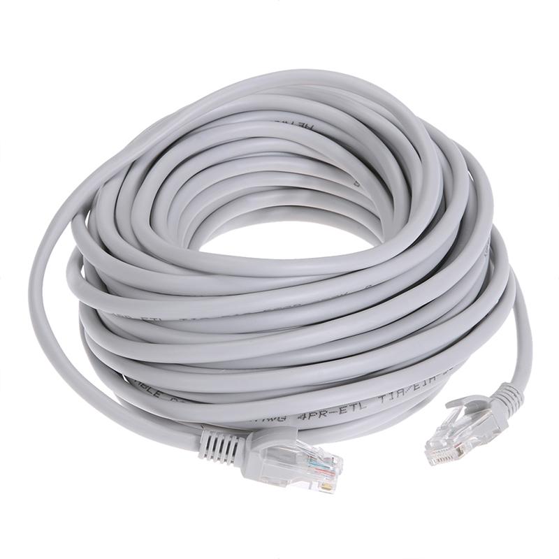 Silver Gray 2M Computer Router Network Cable 2 Meter Finished Network Jumper Category 6 Gigabit High Speed Cat6 Ethernet Cable