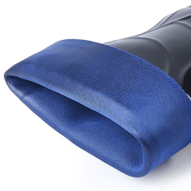 Мужские средние резиновые сапоги нескользящие средние резиновые туфли три резиновые туфли новые