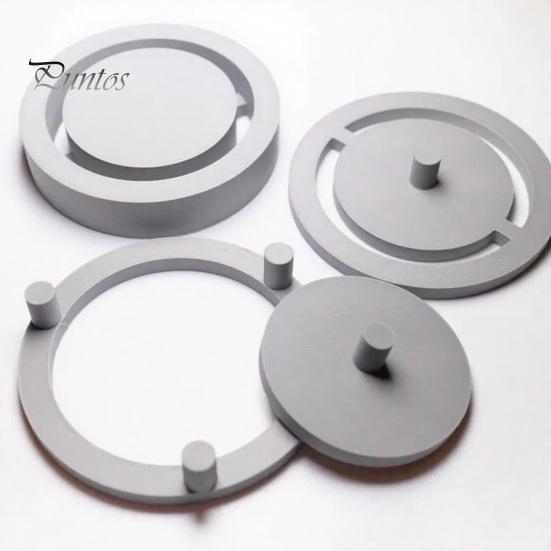 Pottery Molding Tool 1 Set Foot Ring Tools, Clay Base Maker, Aligned Template, Even Press for Bowls And Mugs, Studios, Beginners Ceramic Art