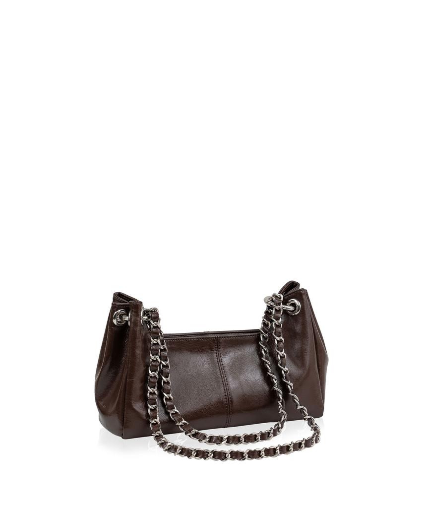 Lovecharm Maël Shoulder Bag_S_Chain_Choco Brown