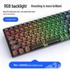 K840 Проводная механическая клавиатура с RGB-подсветкой и кастомным дизайном с трещинами