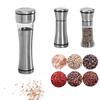 Ручная мельница для специй из нержавеющей стали, многоразовая, кухонные принадлежности, мельница для перца