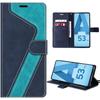 Case for Samsung Galaxy A53 5G, Shockproof Protection In PU Leather with Card Slots and Stand, Stylish Pattern, Blue