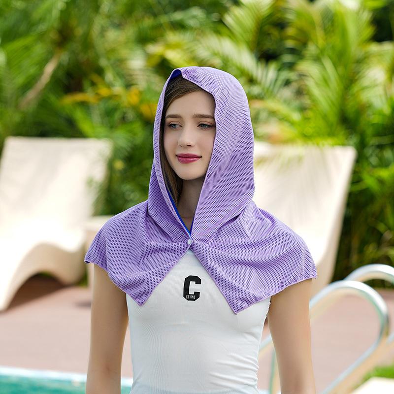 2026 Summer Arrival Cooling Beach Shawl Sun Protection Breathable Uv Protection Sun Hat