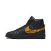 Nike Zoom Blazer Mid QS SB 'Черная змеиная кожа' (унисекс) Черные / Черные скейт-туфли DV5078 001