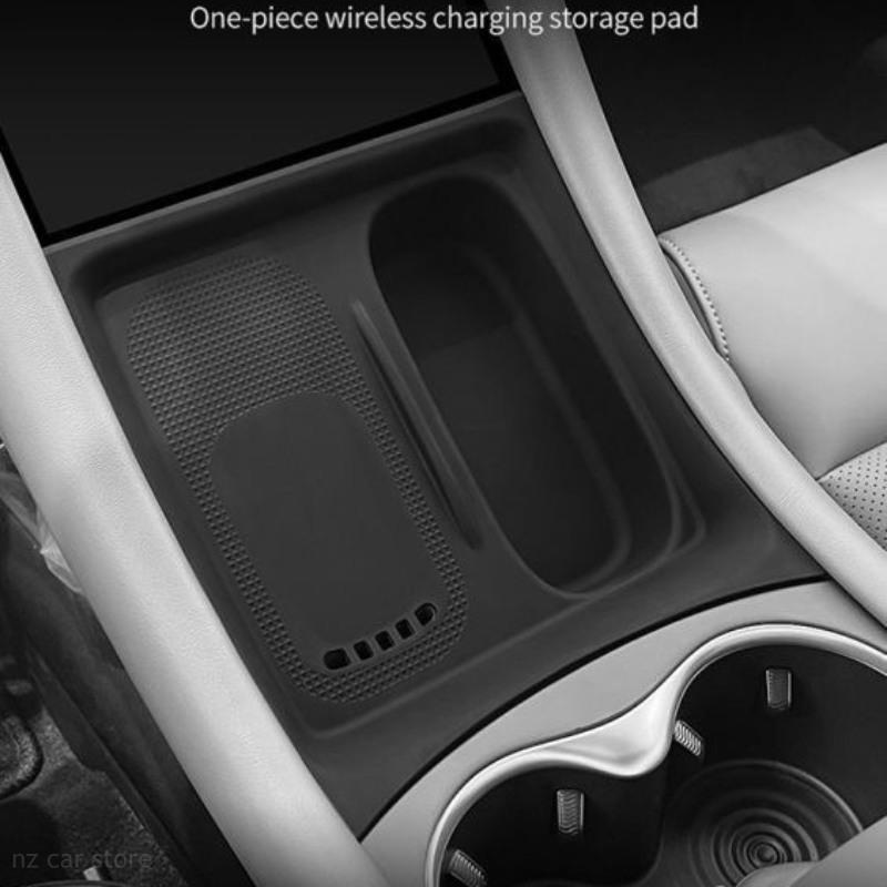 For MG IM5 IM MOTORS L6 2025 2026 Wireless Charging Silicone Pad Organizer Interior Accessories