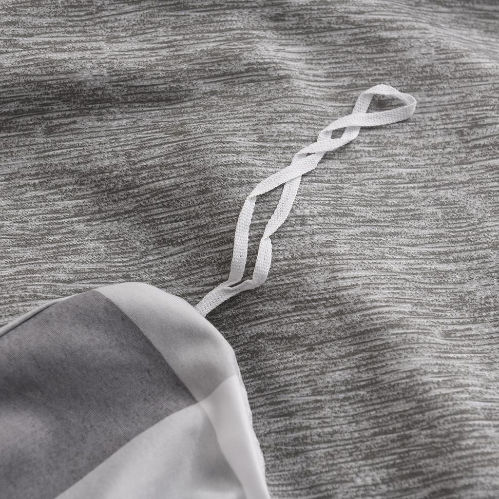 Комплект постельного белья в черную клетку, 1 пододеяльник в клетку и 2 наволочки, легкий комплект постельного белья из микрофибры в клетку Buffalo Check из 3 предметов