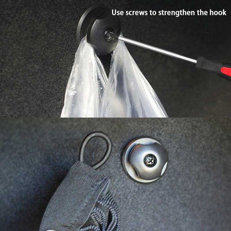 10 шт. универсальная сетка для хранения багажа на заднем багажнике автомобиля, зажим, крючок, кольцо для крепления, петля, органайзеры для салона автомобиля, крючки, аксессуары