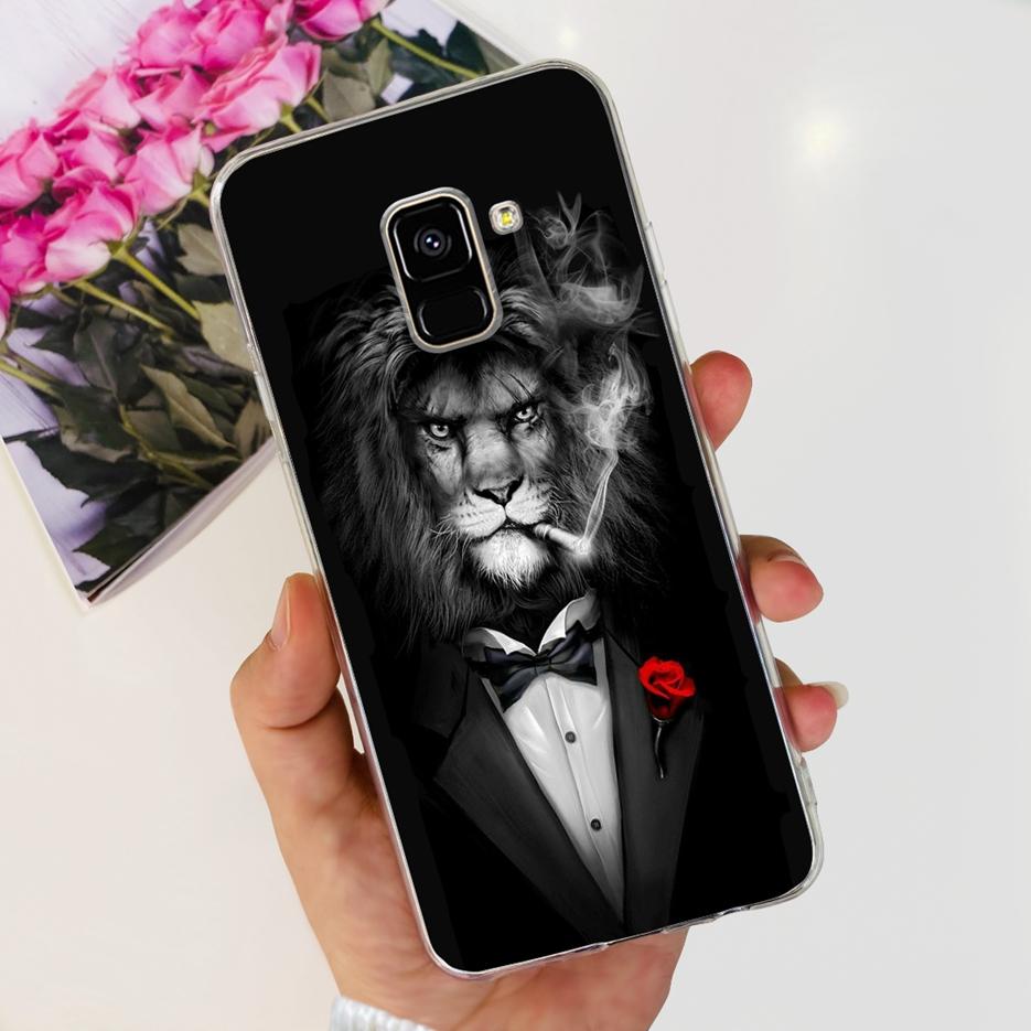 For Samsung Galaxy A8 2018 Case SM-A530F New Fashion Painted Cover Soft Silicone Phone Case For Samsung A8 Plus A8+ A730F Bumper