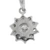 Pendant top PtPlatinum/diamond 2.0g Women Used
