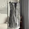 Mesh Lace-up Midi Dress Transparent Lace Underskirt Slips Apron Long Skirt Lace Petticoat  Girls