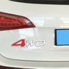 3D металлические наклейки на автомобиль, эмблема 4WD, стандартные модифицированные наклейки, задняя крышка, боковая маркировка 4-колесного автомобиля, внешние детали