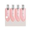 Hairdressing No Mark Candy Color Seamless Hair Clips No Bend Barrettes Bang Clip No Crease Hairpin