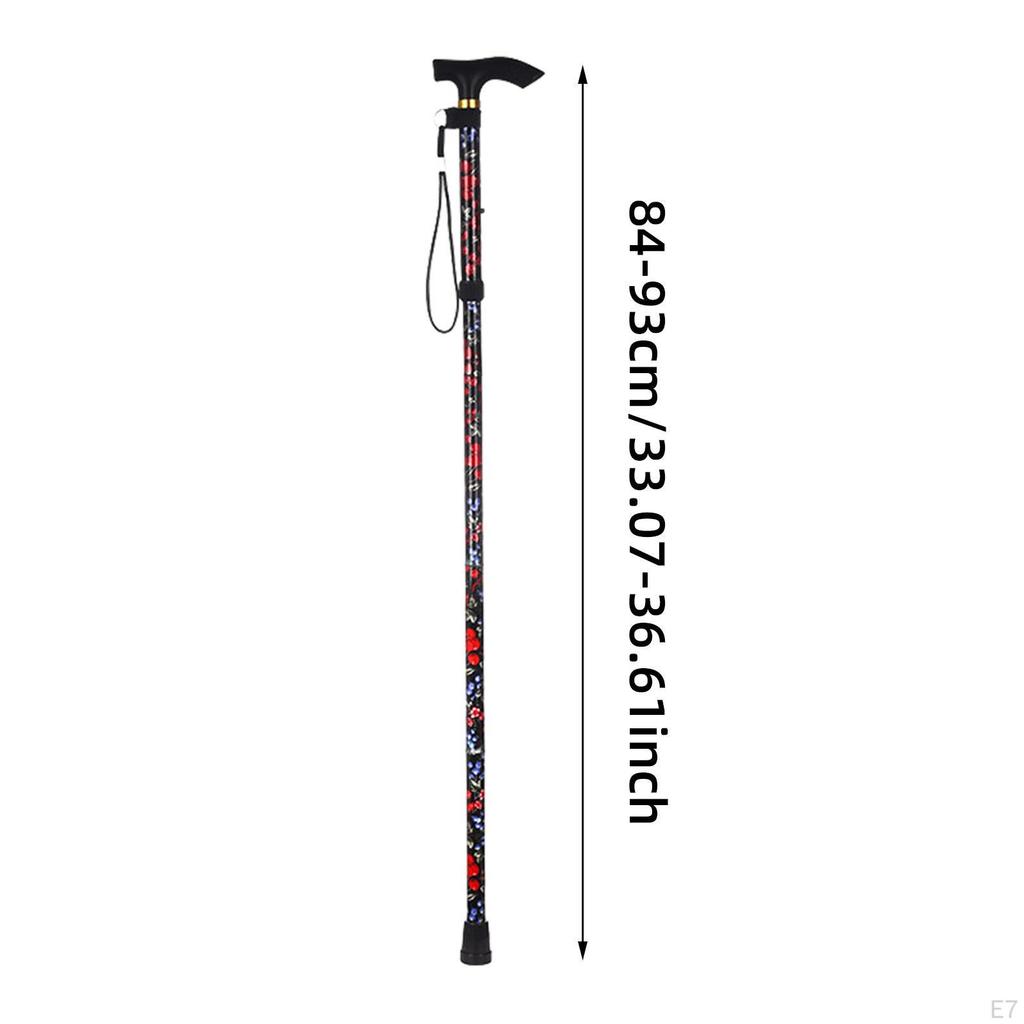 Foldable Trekking Pole Elderly Portable Men Walking Outdoor Backpacking Style A