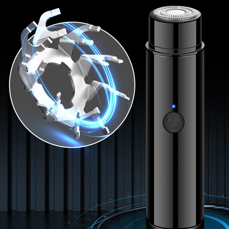 Мини портативная электробритва Self-Assistant Razor USB зарядка модели для бровей верхней и нижней губы щеки подбородок и шея
