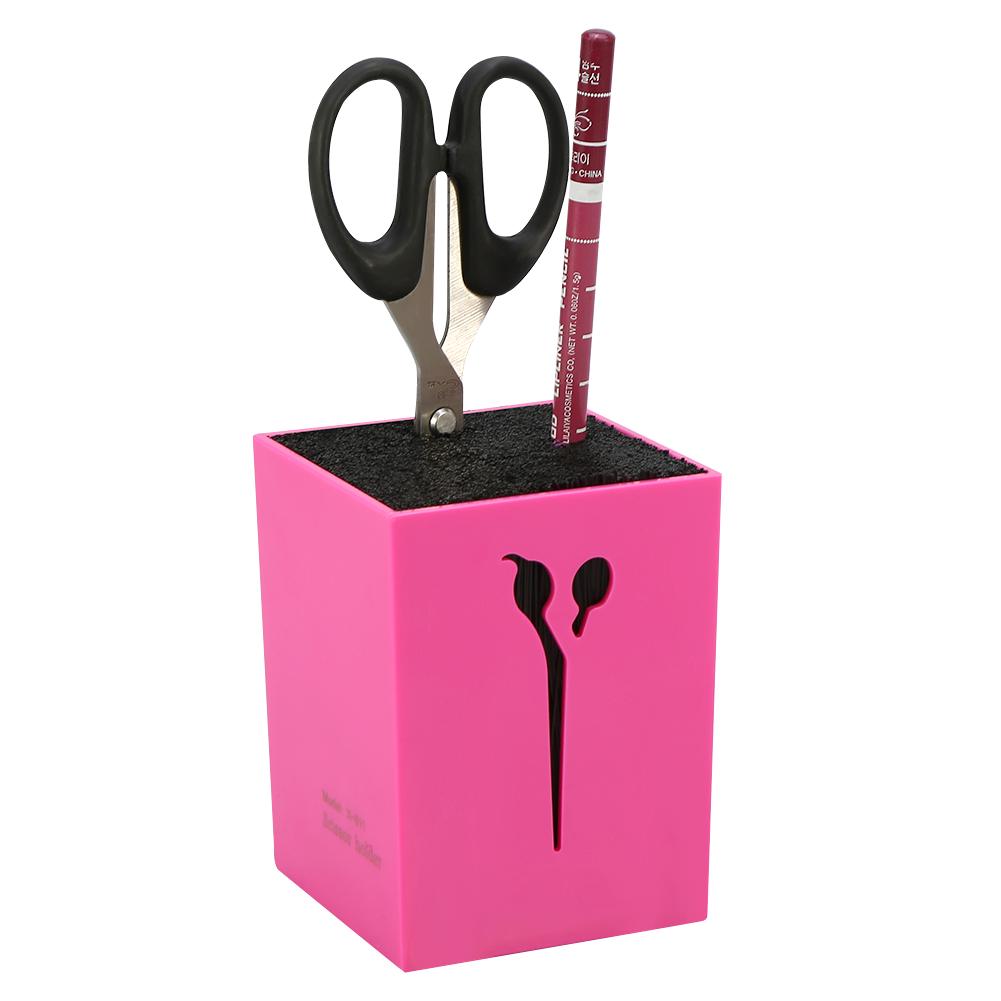 Professional Salon Combs Case Hair Clips Storage Box Hairdressing Scissors Holder (Rose Red)