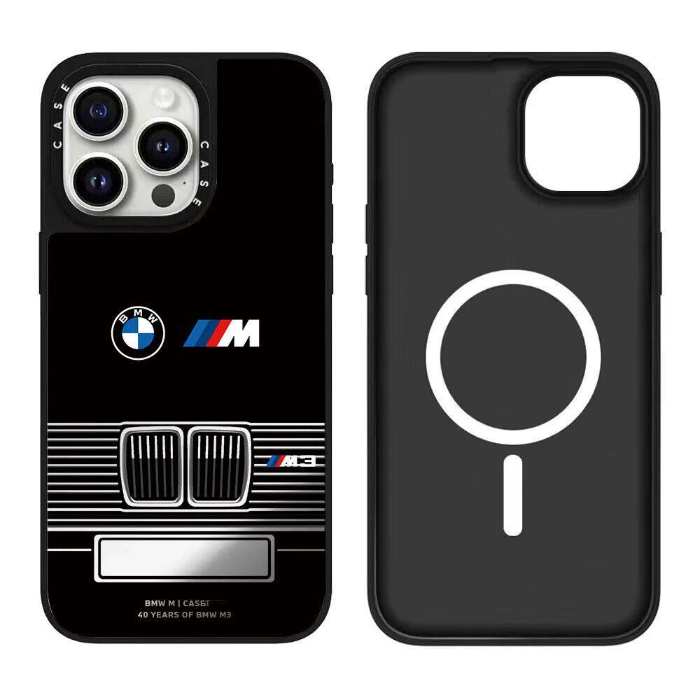 Синий Черный Красный Для Bmw M Power M3 Эмблема Чехол для Телефона Автомобильный Для IPhone 17 16 15 14 13 12 11 Pro Max X XR Plus Оболочка Телефона Наклейка hkvr74