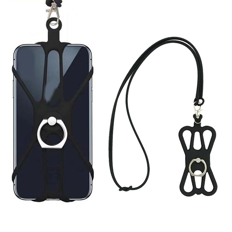 Universal Silicone Cell Phone Lanyard Holder Case Cover Phone Neck Strap Necklace Sling For Smart Mobile phone lanyard