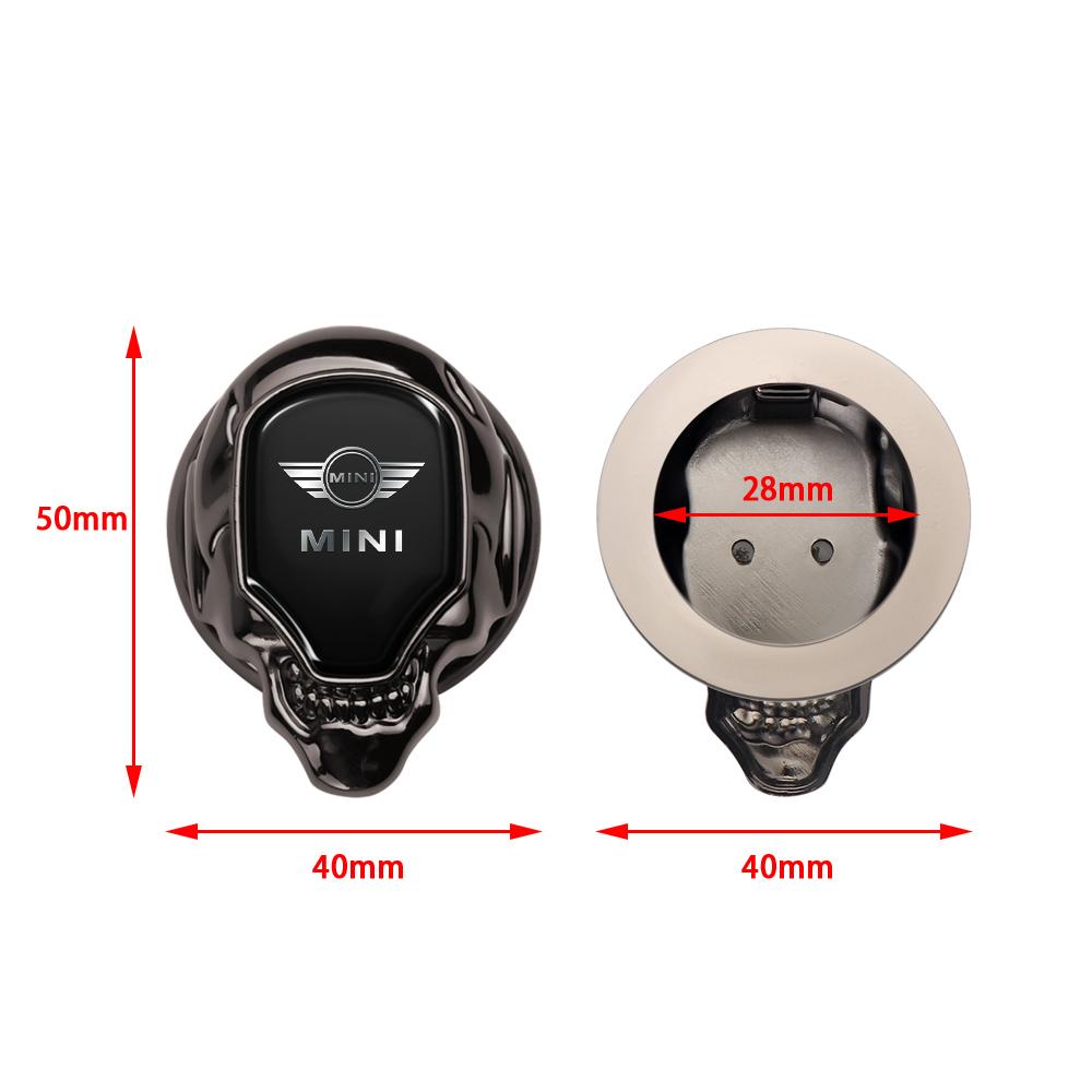 Car ONE-CLICK Start Stop Push Button Engine Ignition Switch Cover Sticker For MINI Cooper JCW WORKS R55 R56 F55 F56 R57 R58 R59 zbfhp66