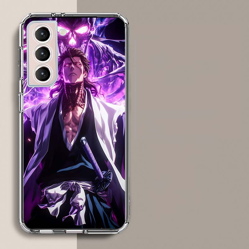 Чехол для телефона Bleach Айзен Сосуке для Samsung A16 A26 A36 A56 A17 A15 A25 A35 A55 A14 A24 A34 A54 A04S A05S Galaxy Note 20 10 9 8
