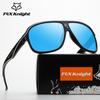 New Style Square Frame Riding Knight Polarized Sun Glasses Unisex Outdoor Riding Eyewear C19