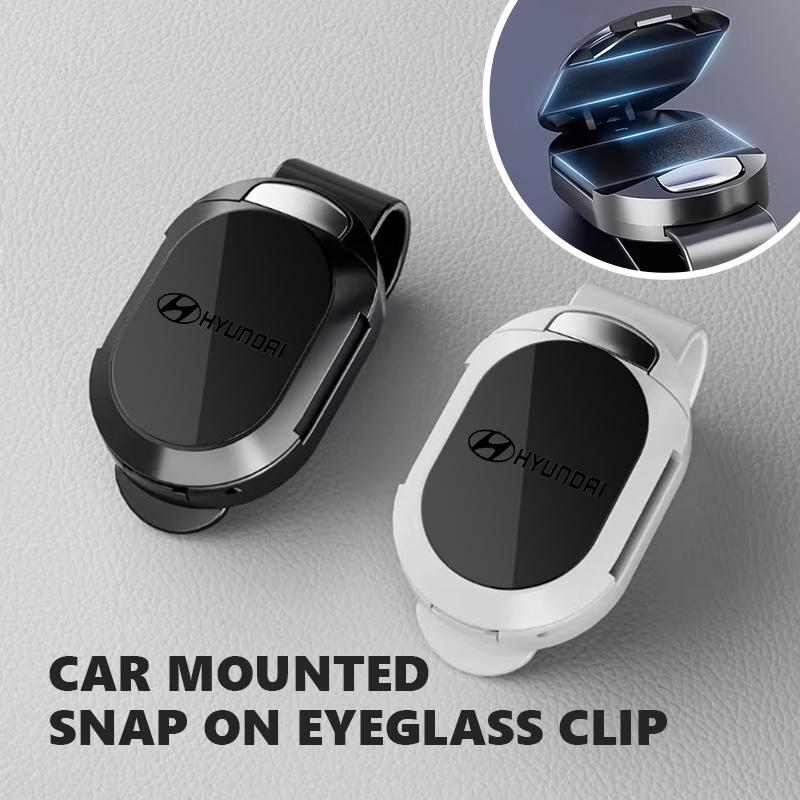 Car Visor Glasses Clip Ticket Card Clip Metal Eyeglasses Mount For Hyundai NLINE I30 I20 Venue Tucson Kona IX35 I40 IX20 Tiburon E1