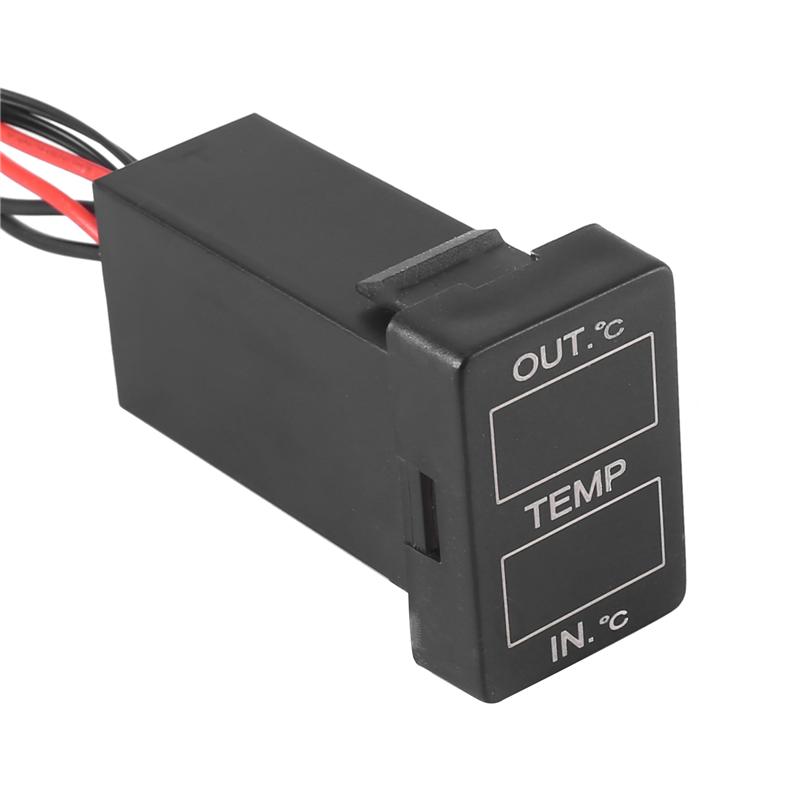 A04E-Car Interior And Exterior ABS Temperature Display Sensor For Toyota Camry Corolla Yaris RAV4 33X22.5Mm