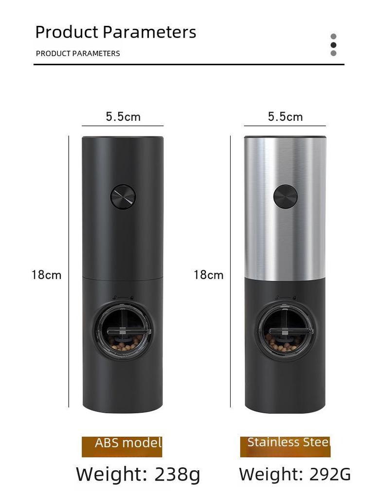 Ручная мельница для перца Zhitong, бутылка для приправы с морской солью для грубого и тонкого помола, кухонный гаджет