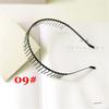 Hair Styling Tool Alice Style Black Head Hoop Casual Headwear Sports Metal Hairband Wavy Headband