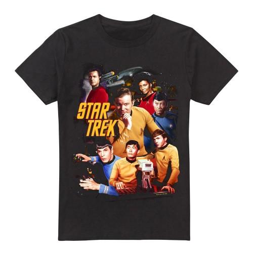 STAR TREK Мужская футболка «За штурвалом»