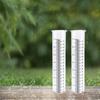 8.3 Inch Plastic Rain Gauge Replacement Tube Freeze Proof Transparent Outdoor Rain Gauges Clear Scale Rain Gauge Tube