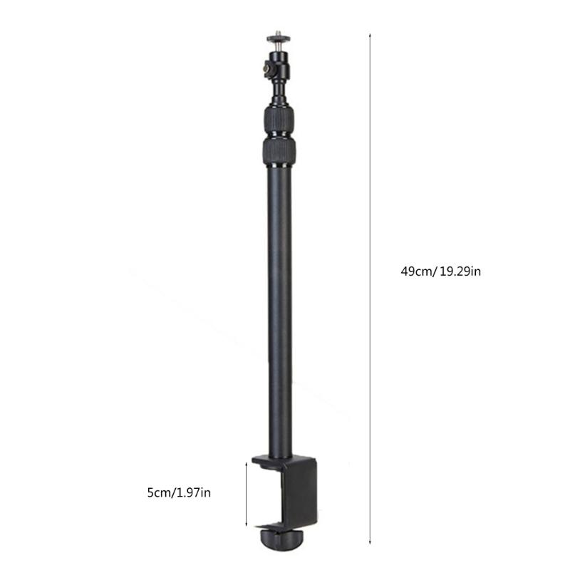 Гибкое крепление настольная стойка для студийного светового оборудования, зеркальной камеры, С-образные зажимы улучшают фотосъемочные установки благодаря гибкости