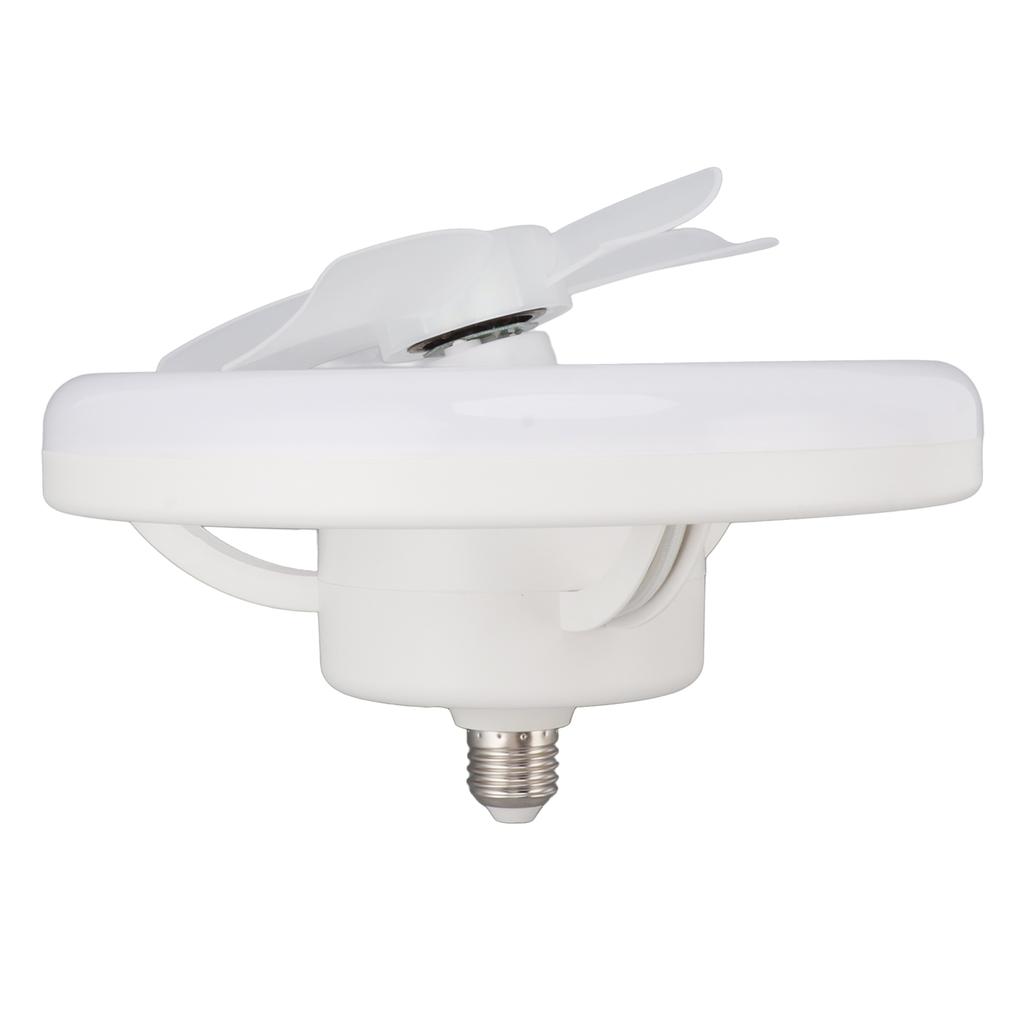 Ceiling Fan Light 360 Degree Rotate Dimmable E27 Adjustable LED Lamp 5 Blade 48W with Remote Control for Garage 85‑265V