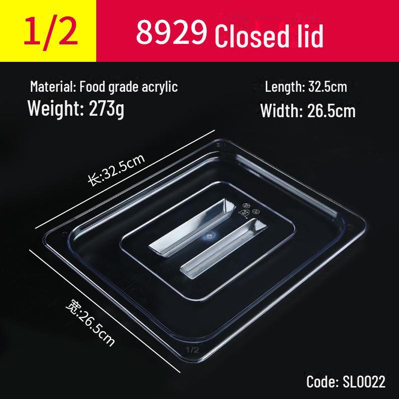 Прозрачная прямоугольная акриловая чаша для горячего и ящик для хранения свежих фруктов