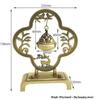 Copper Alloy Hanging Incense Burner - Indoor Aromatherapy Ornament for Agarwood Sticks
