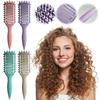 3 In 1 Curl Define Styling Brush Hollow Out Detangling Hair Brush Tangled Hair Comb Shaping Defining Curls Barber Styling Tools
