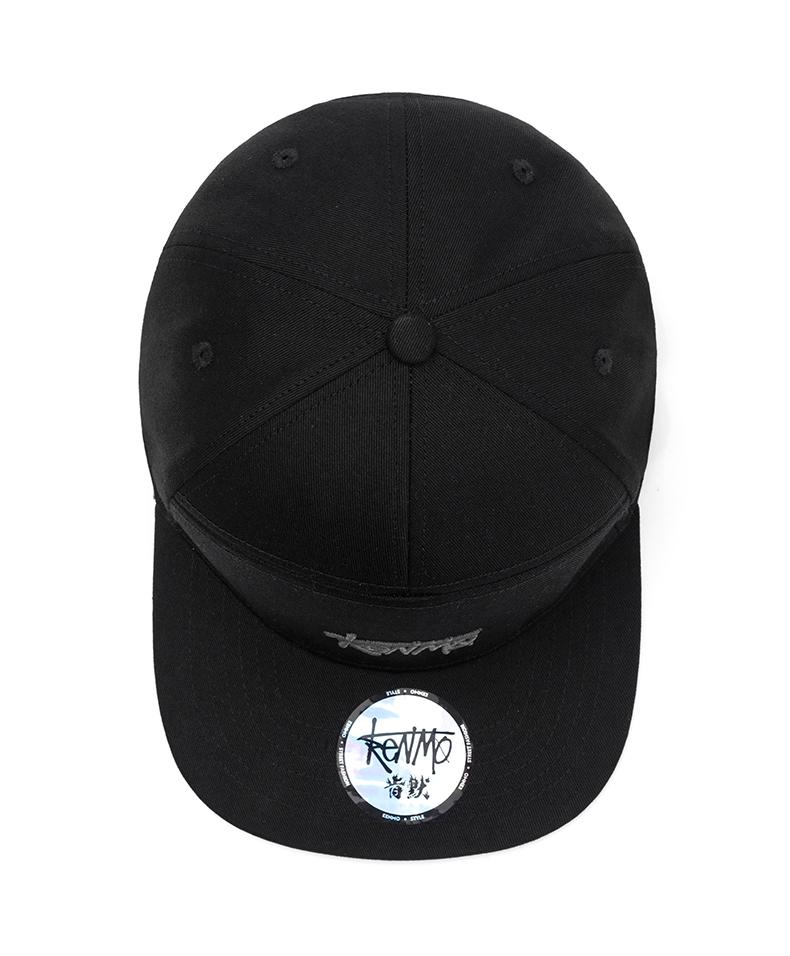 KENMO 3D LOGO Widening Hat Eaves Outdoor Street Fashion Hip Hop Adjustable Flat Eaves Hat