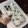 Роскошные чехлы для телефона в форме полумесяца для IPhone 16 Pro Max Чехол 13 12 11 14 15 Pro XR XSMax X 7 8 Plus Старший чехол из перьевой марли