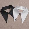 Women's Detachable Fashionable White Shirt Collar with Large Pointed Design - Stylish Accessory for Fashion Week.