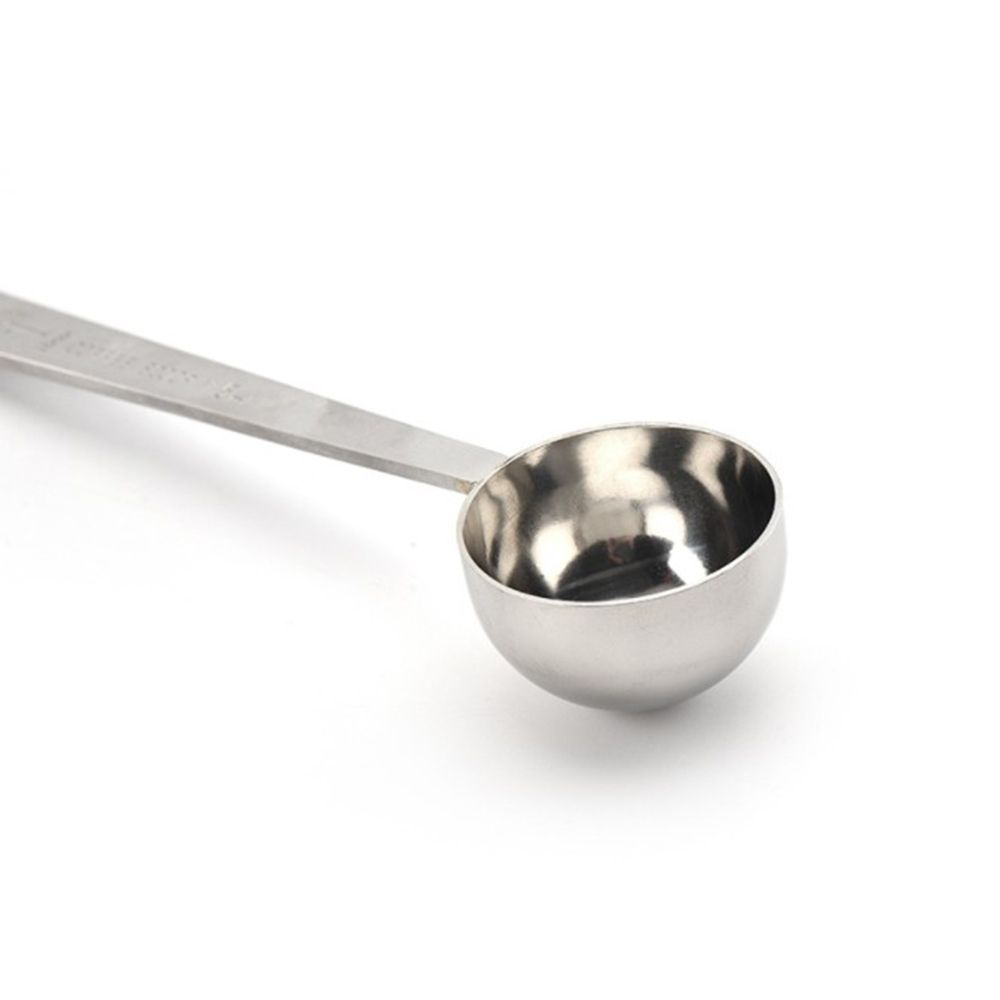 15ML/30ML Smooth Long Handle Thicken Metal Coffee Scoop Measuring Spoon Tablespoon Measure Tools